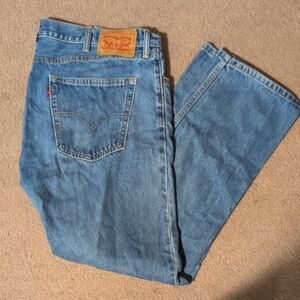 Levi's 505 Relaxed Fit Light Blue Jeans